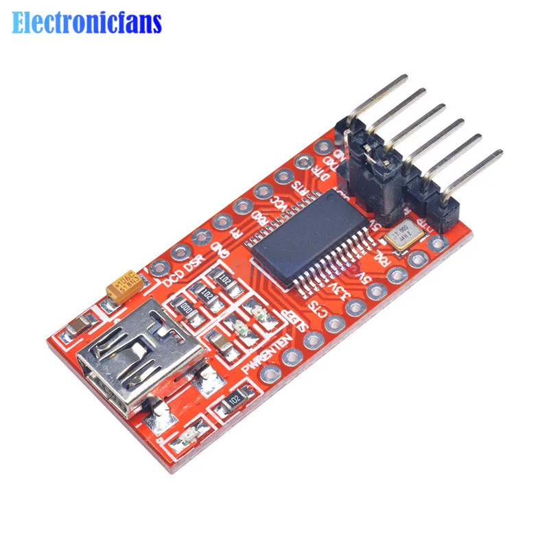 10 шт. FT232RL FT232 FTDI USB 3 V 5 к TTL Серийный адаптер Модуль для DIY|Интегральные схемы| |