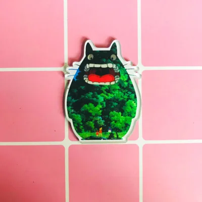 10 шт. с изображением героя мультфильма Мой сосед Тоторо Япония значок Harajuku