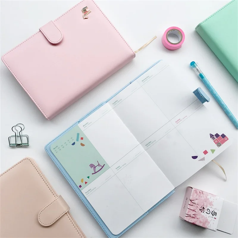 Новое поступление еженедельный планер милый блокнот творческая книжка для