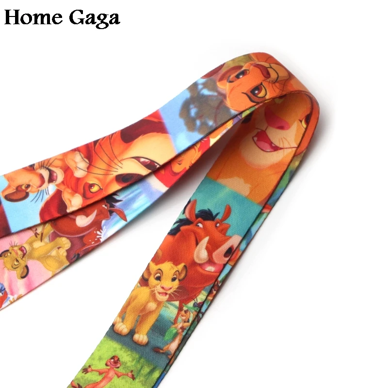 Homegaga Король Лев Мультяшные шнурки на шею ремни телефоны ключи сумки камеры id карты Держатели брелок тесьма ленты D1876