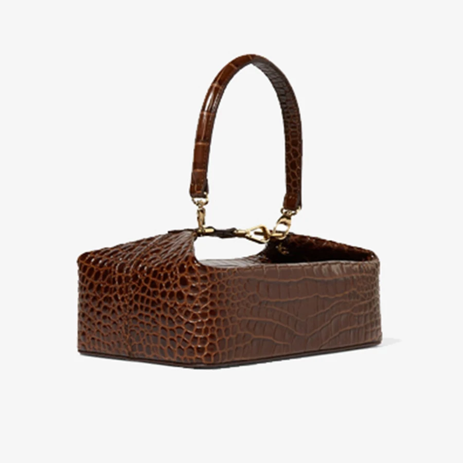 Bolsa Feminina, квадратная аллигаторная коробка, сумки, женские дизайнерские ретро Сумки из искусственной кожи, сумки на плечо для женщин, Одноцветный клатч