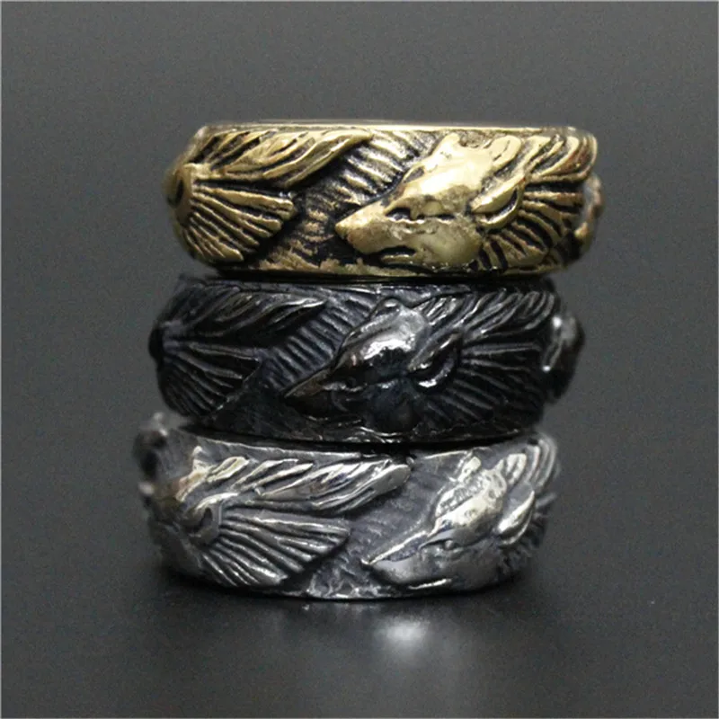 1 шт. кольцо с волком из нержавеющей стали 316L|ring roller|ring germanyring connector |