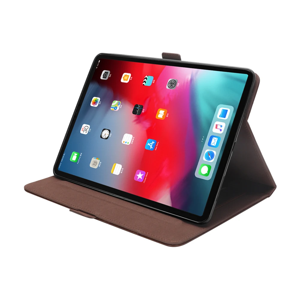 Кожаный чехол-подставка с двойной опорой для Apple iPad Pro 11, бумажник для денег, отделение для карт, держатель для ручки, Автоматический Режим сна/пробуждения, умный чехол