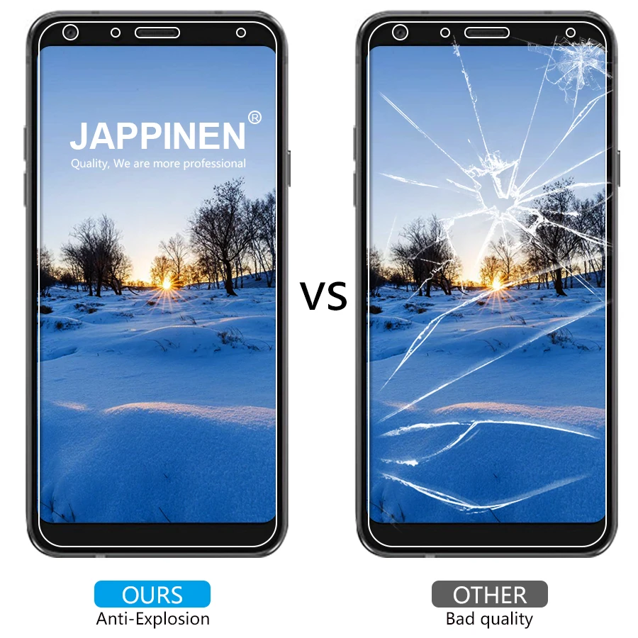 Японское закаленное стекло для LG Q7 Защитная пленка 2.5D 9H протектор экрана