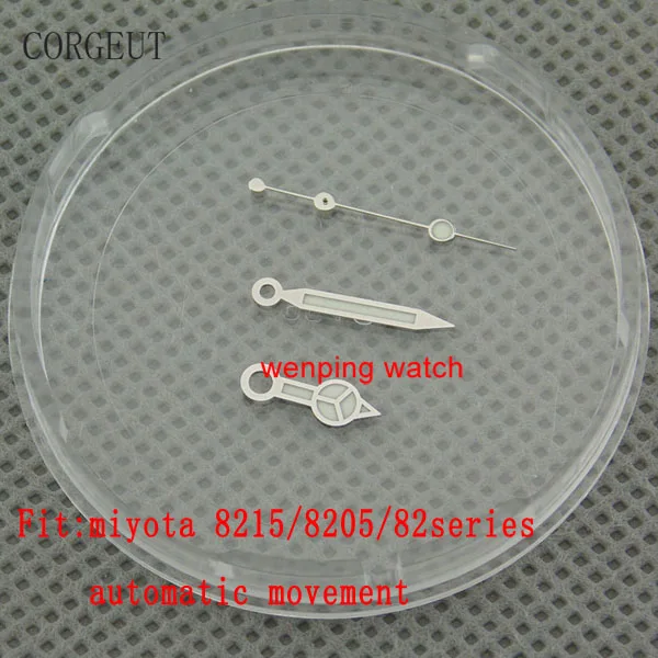 Silver fit miyota Светящиеся стрелки часов(2 типа на выбор) подходит ETA2824 ETA2836 или Минчжу DG2813, DG 3804 miyota 8215 движение аксессуары для часов - Цвет: Silver fit miyota