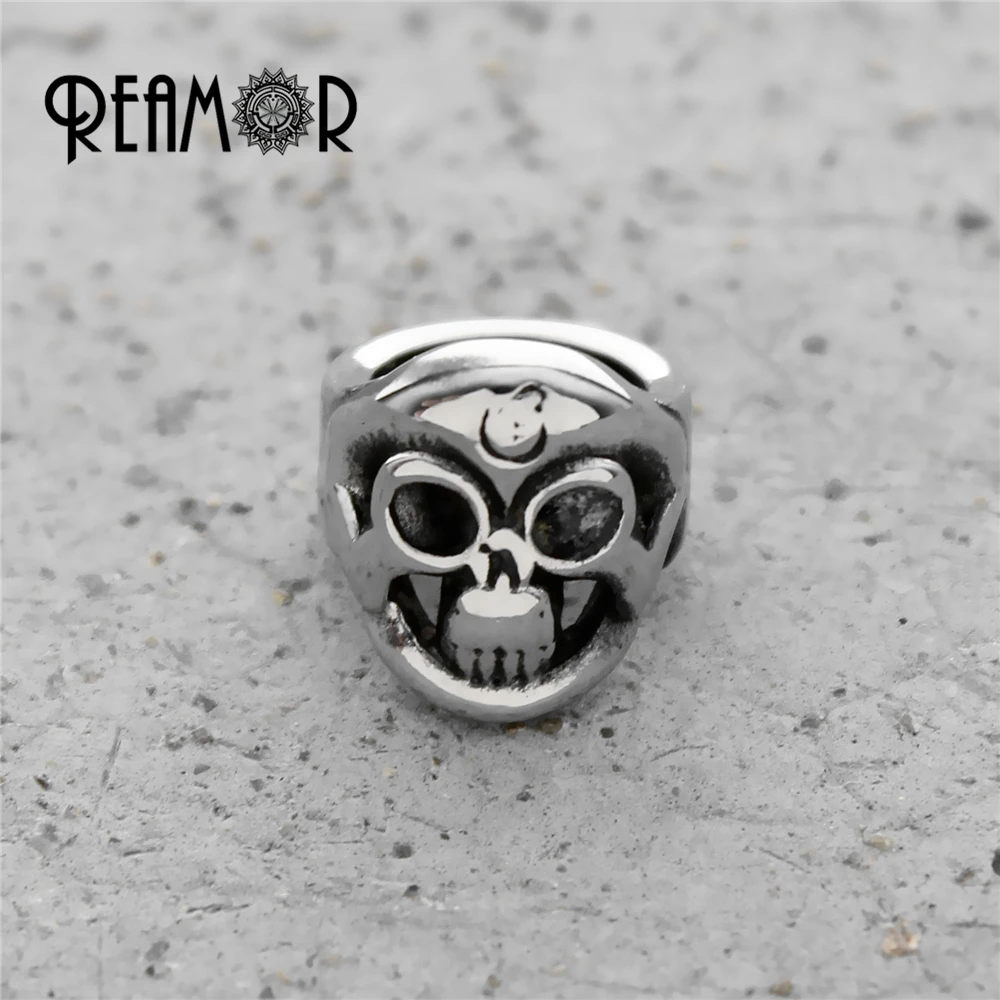 Европейские металлические шармы из нержавеющей стали REAMOR панковские шарики в