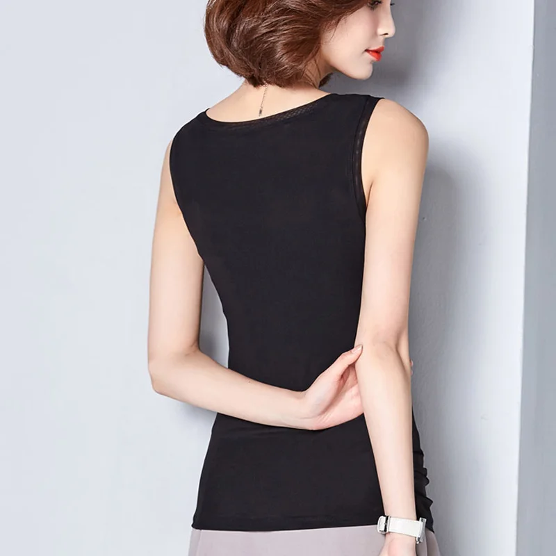 7 видов цветов летняя сексуальная женская майка топы 2020 шелковая дышащая без