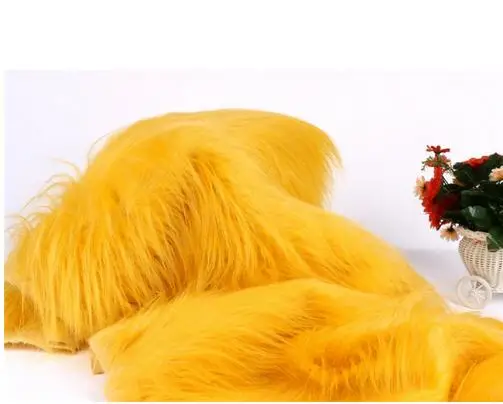 18 цветов Роскошные Длинные волосы искусственный мех Ткань плюшевая игрушка