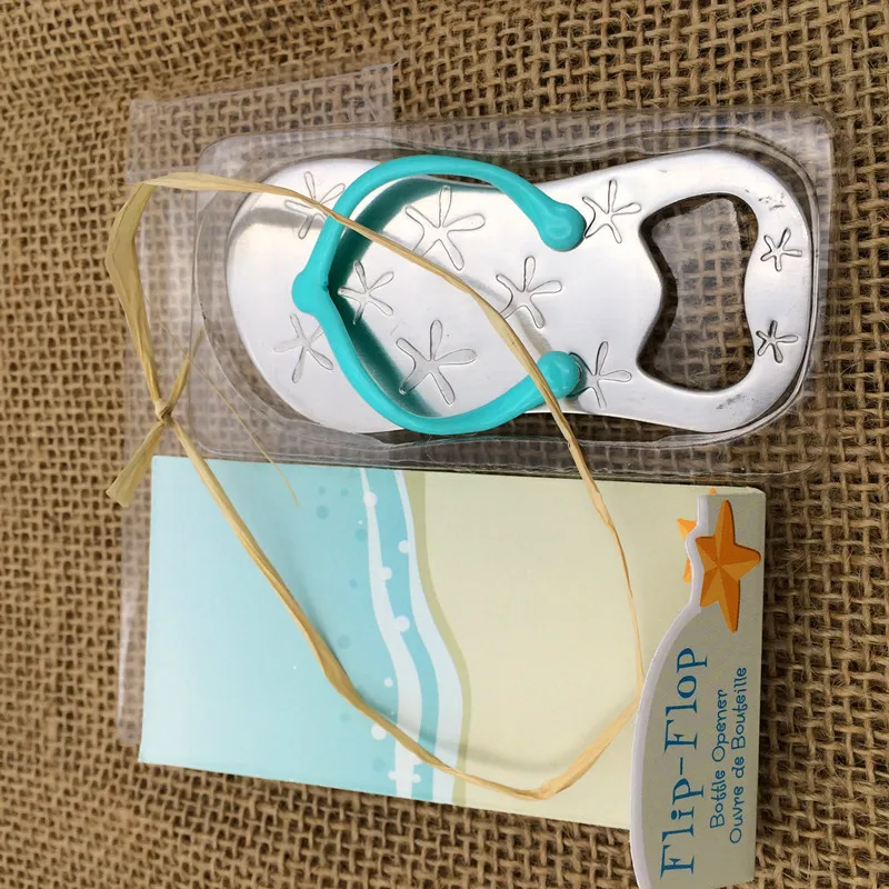 Флип-флоп открывалка для бутылок вина с дизайном морской звезды 40 шт. свадебный