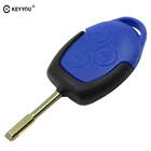 Запасной трехкнопочный чехол KEYYOU для дистанционного ключа для Ford Blue