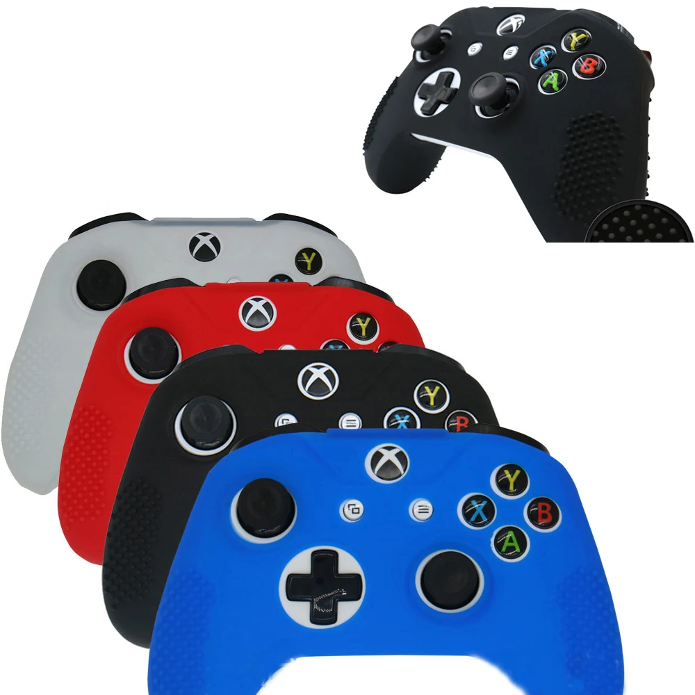 Прочный нескользящий Силиконовый защитный чехол для геймпада XBox One S X box one Slim|case