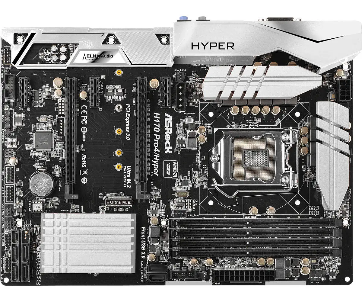 ASROCK H170 Pro4/Hyper настольные платы 1151 DDR4| |