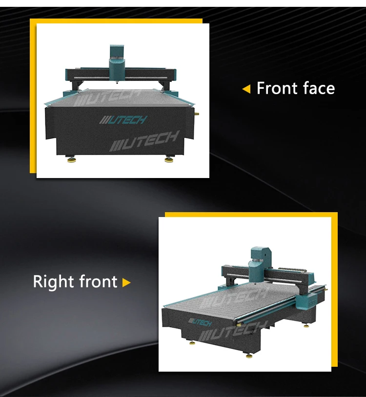 UTECH 3.2KW 4 оси древесины CNC 1325 Маршрутизатор Гравировальный фрезерный станок