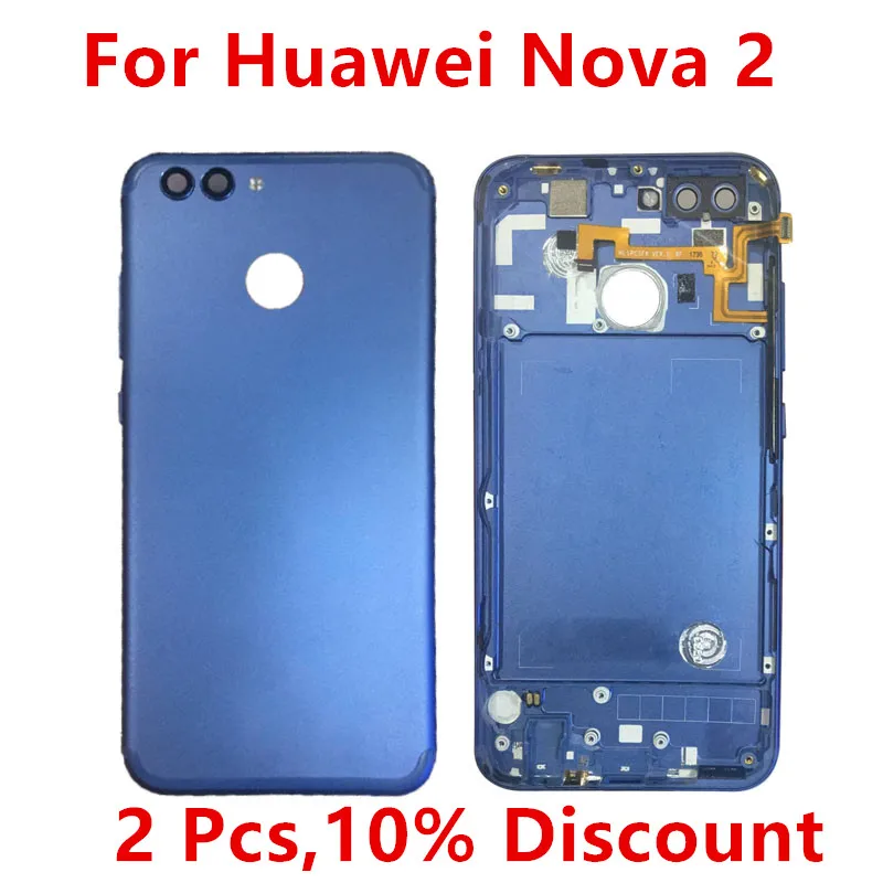 Для Huawei Nova 2 Чехол для аккумулятора задняя крышка телефона чехол оригинальная