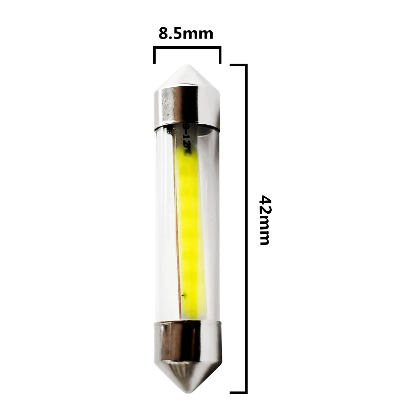 20 шт. стеклянные лампы C5W C10W 31 мм 36 39 42 12 чипов|bulb light led|light bulb decorationbulb 12v |