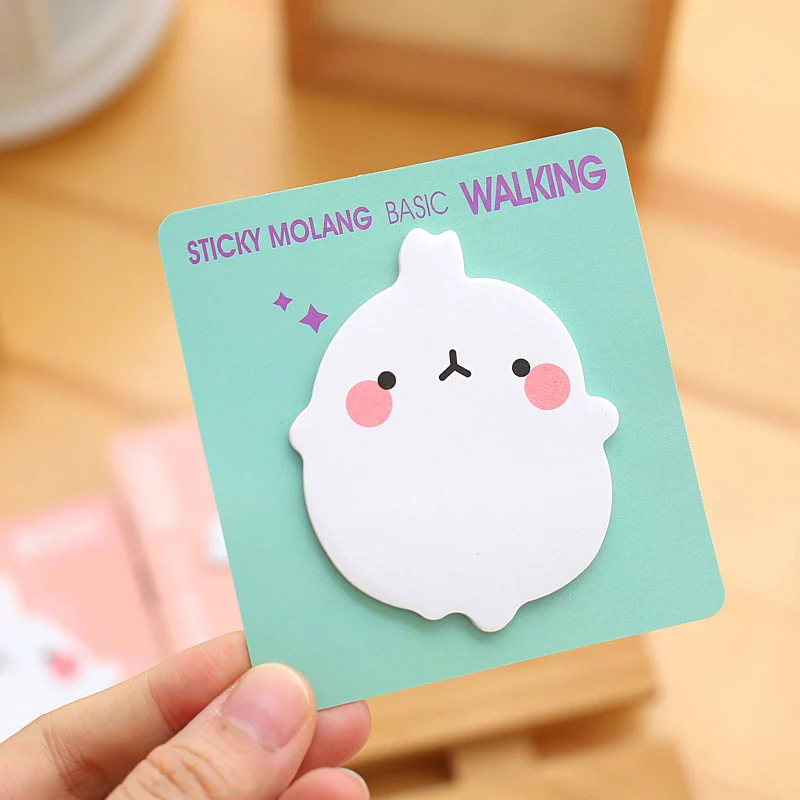 Милый кролик мультфильм Животные memo pad планировщик стикер для заметок кавайная наклейка pepalaria офисные школьные принадлежности