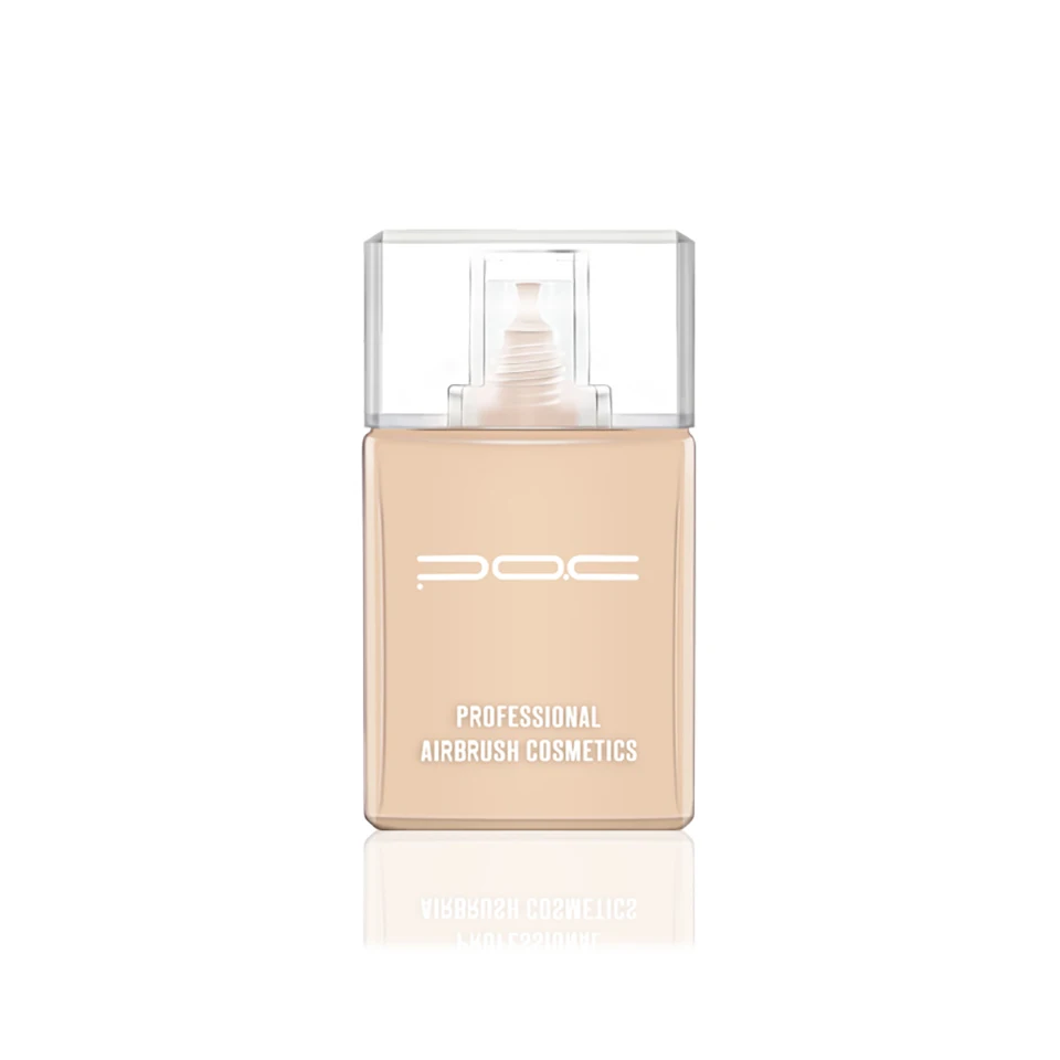 30ml F01 Профессиональная 80% основа на водной основе для аэрографа макияж HD голая краска для лица Косметика подходит для всех стандартных аэрографов - Цвет: 30ml F01