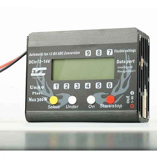 Красный UNA6 6S UNA9 Plus 9S LiPo литий-полимерное зарядное устройство для зарядки аккумулятора для радиоуправляемой модели самолета - Цвет: Красный