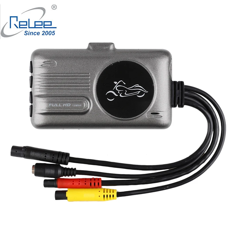 Двойной объектив DVR Dash Cam мотоциклетная камера безопасности Full HD 1080 P 720 Передняя