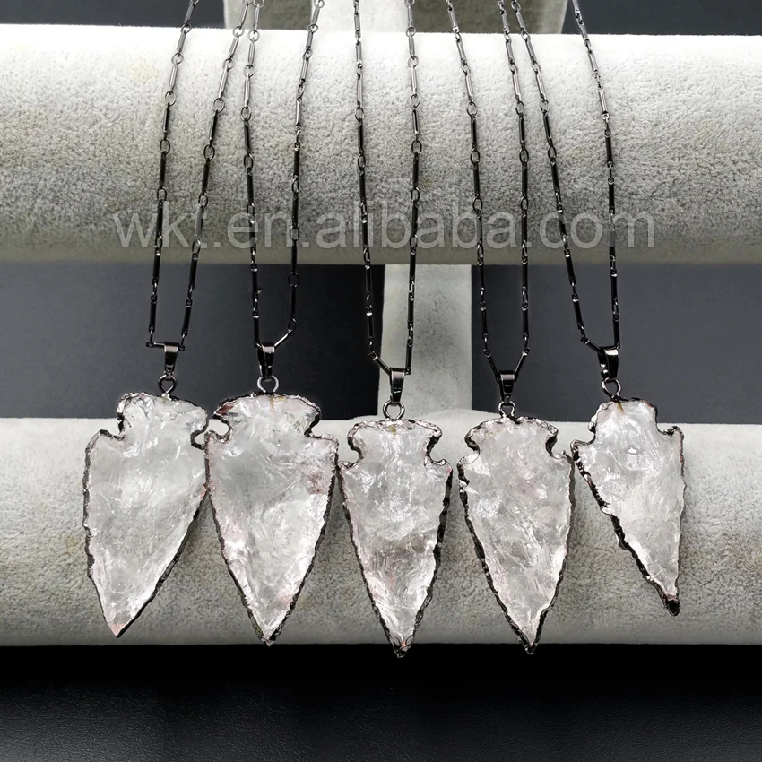 WT N890 оптовая продажа Высокое качество Белый Кристалл Подвеска со стрелой