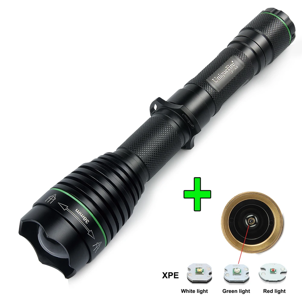UniqueFire 1508 IR 850nm тактический светодиодный фонарик с диаметром 38 мм объектив