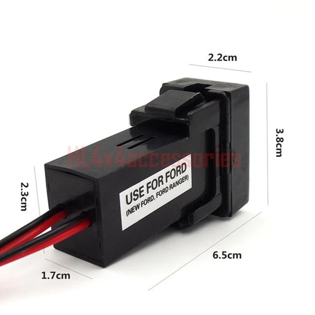 Автомобильное зарядное устройство с USB интерфейсом для FORD Ranger и FORD|charger for|charger for
