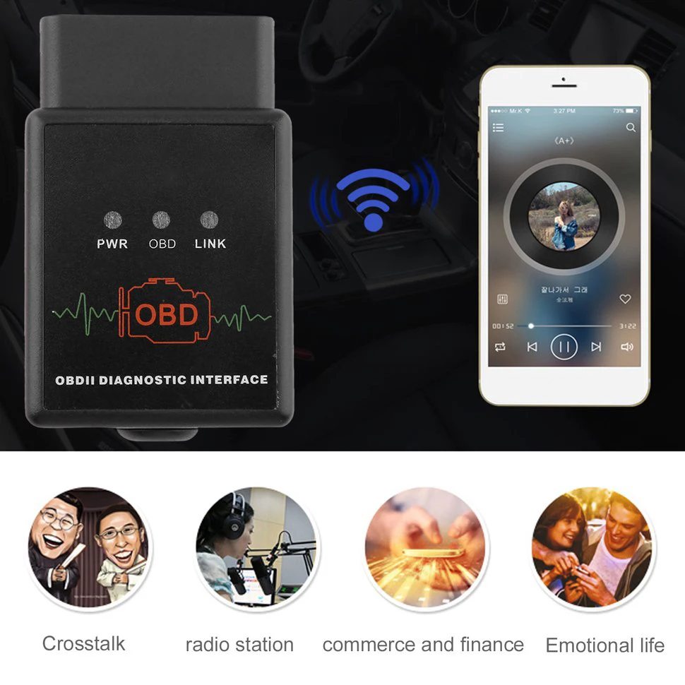 2 шт. Новый VC002 A1.5/B2.1 версия Bluetooth OBD2 автомобиля диагностический сканер инструмент|