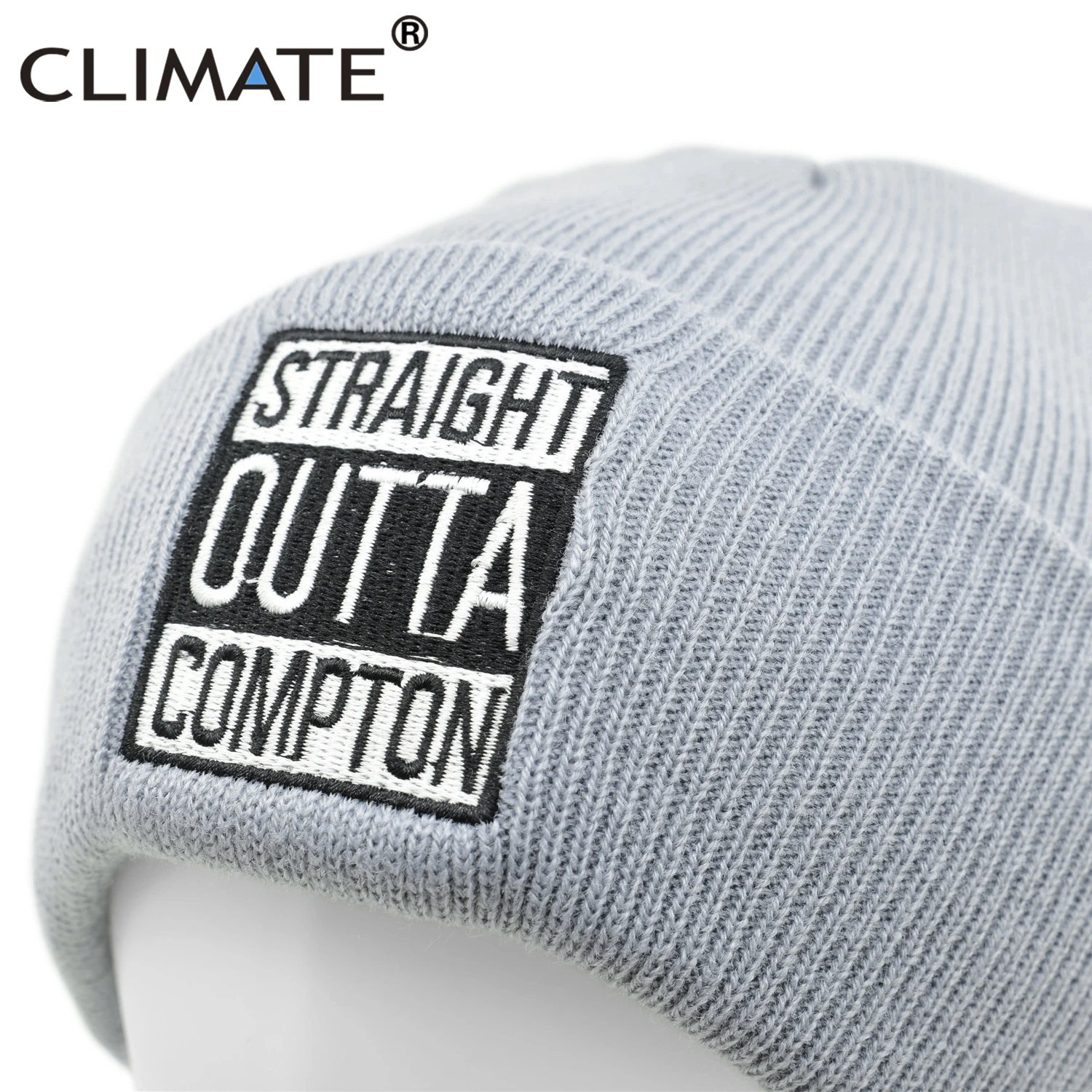 Климат Straight Outta Compton шапка берет Для мужчин логотип зимняя шапочка Кепки женщин