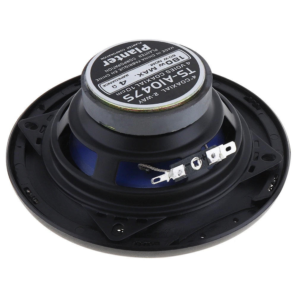 2 шт., 4 дюйма, 180 Вт, автомобильный HiFi коаксиальный динамик, автомобильная дверь, авто аудио, стерео, полный диапазон частот, динамик s для автомобилей