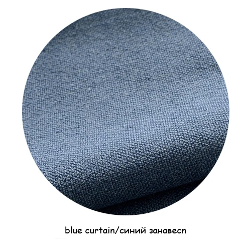 blue curtain Новинка, современные средиземноморские двухсторонние жаккардовые Синие Клетчатые роскошные шторы для гостиной, спальни, белый тюль - Цвет: blue curtain