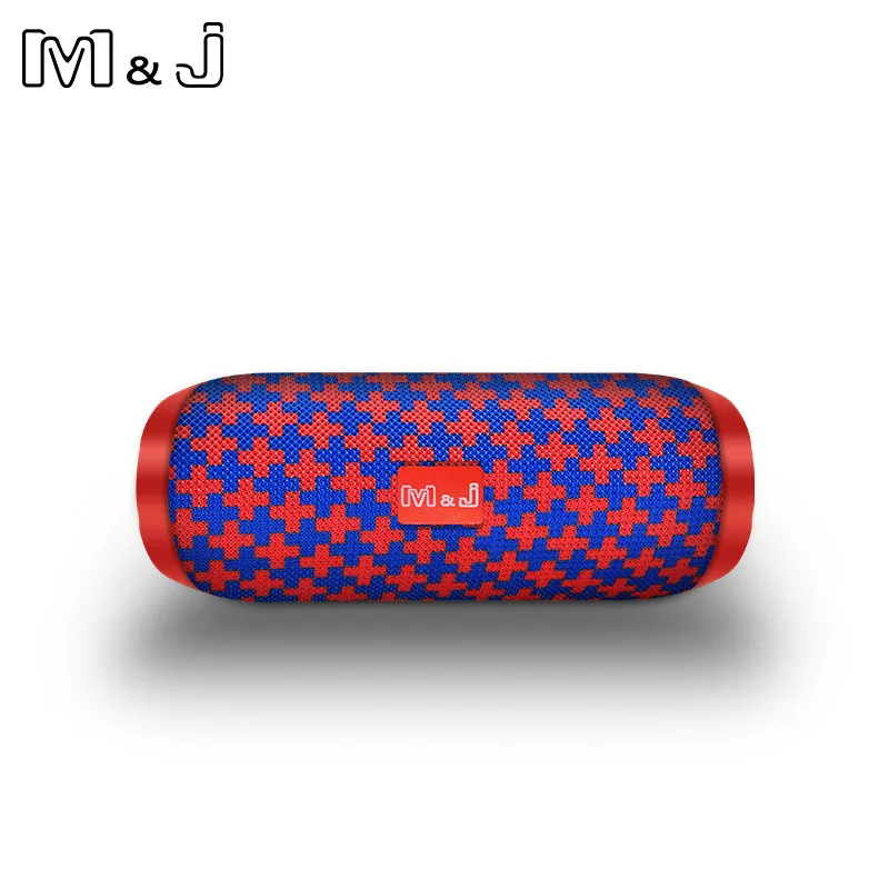 Blue Red M& J TG117 Bluetooth динамик беспроводной водонепроницаемый портативный открытый мини Колонка коробка parlante boombox громкий динамик AUX TF 10 Вт динамик - Цвет: Blue Red
