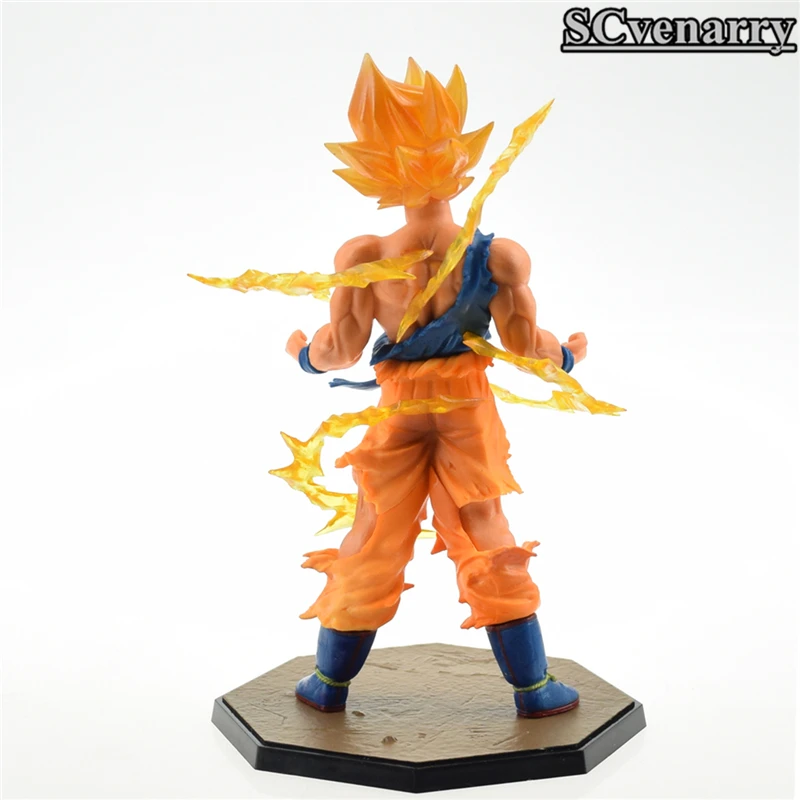 Аниме Dragon Ball Z Goku фигурка Супер Saiyan Son Gokou Боевая версия. ПВХ Фигурки Модель игрушки