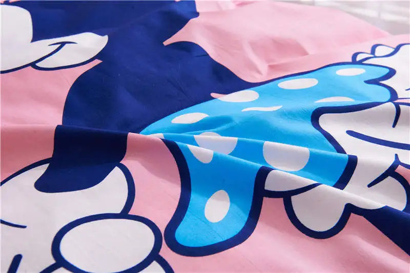 С Микки Маусом и Минни Маус Постельное белье Одноместный для очень больших