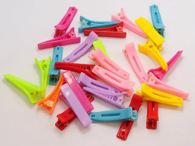 50 шт. пластиковые зажимы для волос|clip production|clip renaultteeth whitening mouth tray |