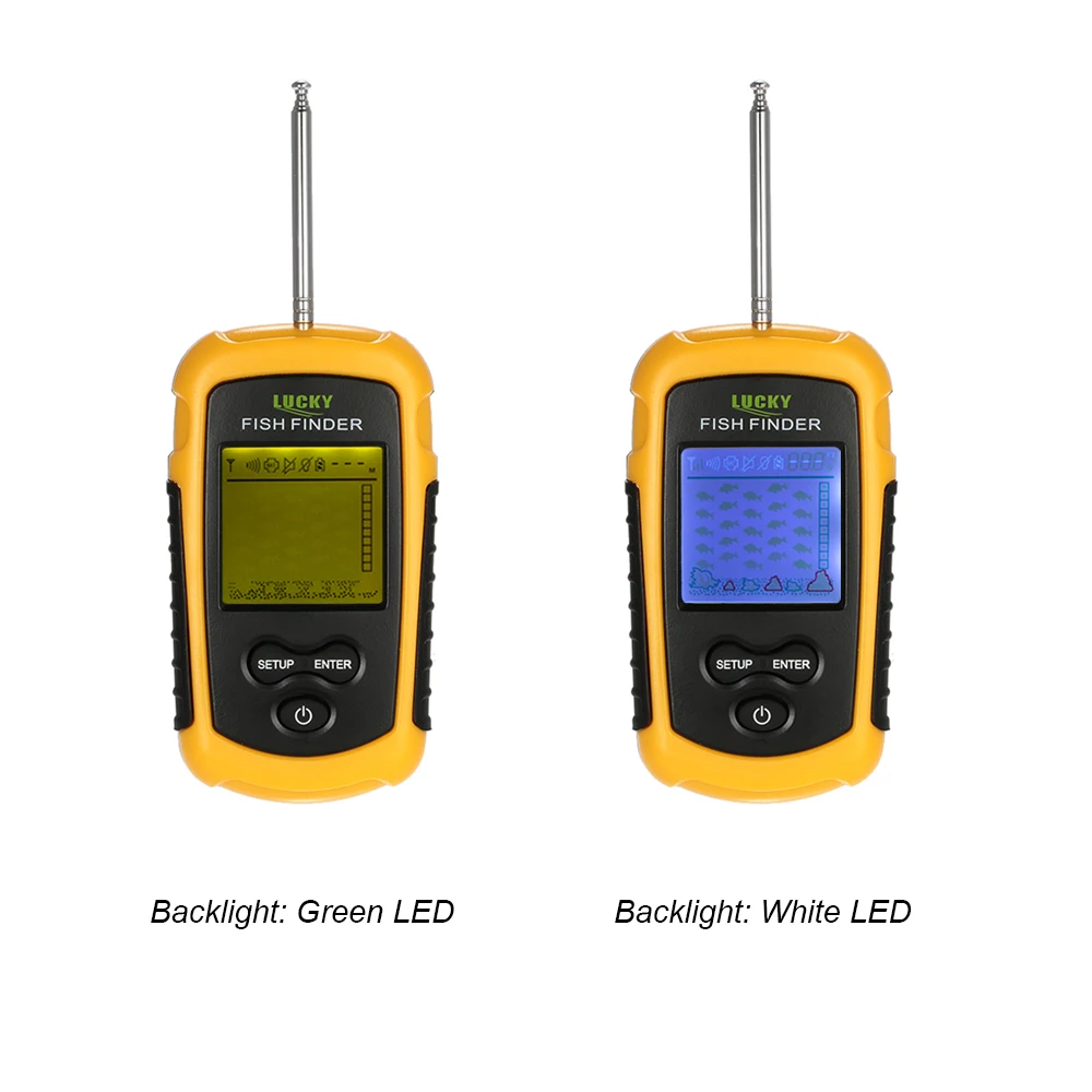 Эхолот-рыболокатор LUCKY беспроводной гидролокатор с датчиком глубины для поиска