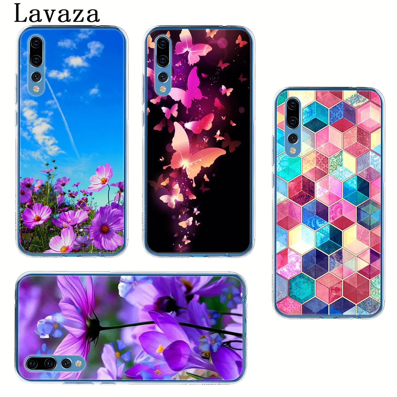 Lavaza Flower infinity on Purple Hard Phone Case for Huawei Mate 30 10 20 Pro Lite Y6 Prime Nova 5I 4 3i 3 2i 2 Cover | Мобильные