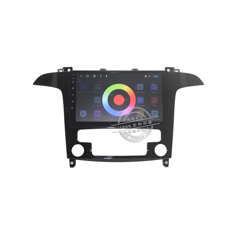 Автомагнитола Bway 9 "для Ford S Max 2007 2008 android 7 1 dvd плеер с bluetooth GPS SWC Wi Fi Mirror link|car