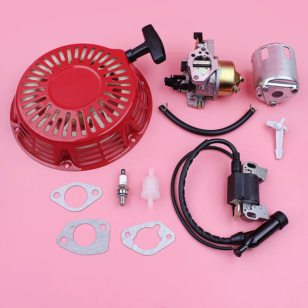 Карбюратор катушка зажигания Recoil Потяните Стартер для Honda GX390 13HP GX 390