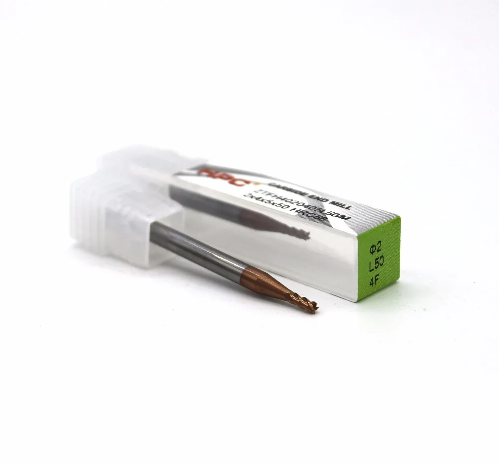 

2*4*50 of 4 flutes HRC 58 mill cutter solid carbide end mill CNC machine