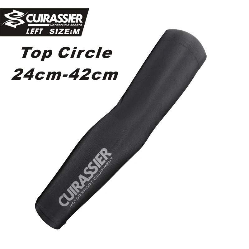 Left-Size M Cuirassier ST01 мотоциклетная охлаждающая Светоотражающая прочная устойчивая к царапинам Защита от солнца УФ 400 силиконовая охлаждающая крышка рукав - Цвет: Left-Size M