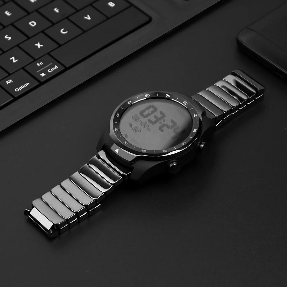 SIKAI 22 мм Универсальный сменный ремешок для Ticwatch Pro керамический Huawei 2 браслет Samsung