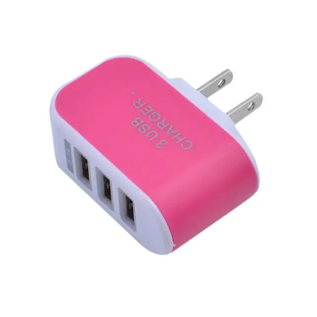 EPULA быстрое зарядное устройство 3.1A тройной USB порт настенный дом Путешествия AC