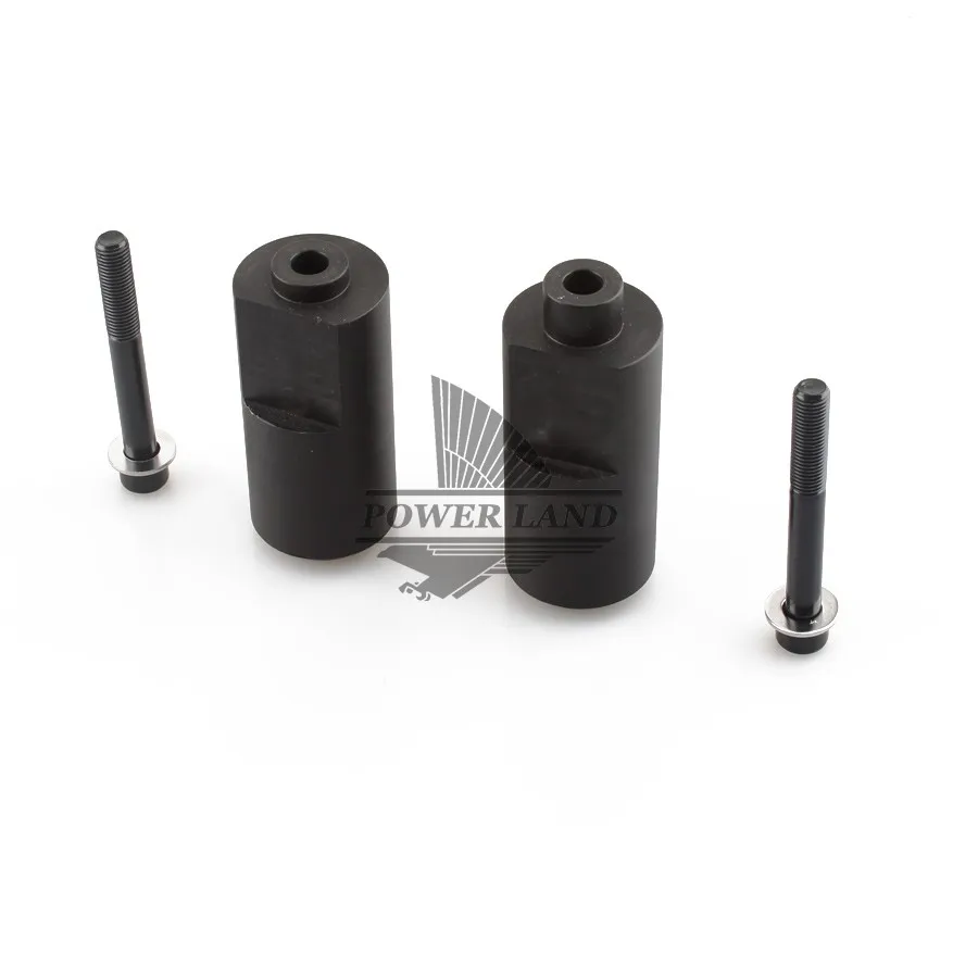 Бесплатная доставка 1 пара черные мотоциклетные детали без выреза Delrin рамка