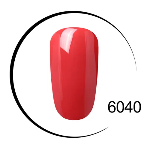 6040 Elite99 одношаговый Цветной Гель-лак чистый цвет белый дизайн ногтей супер качество отмачиваемый Светодиодный УФ-гель без запаха - Цвет: 6040