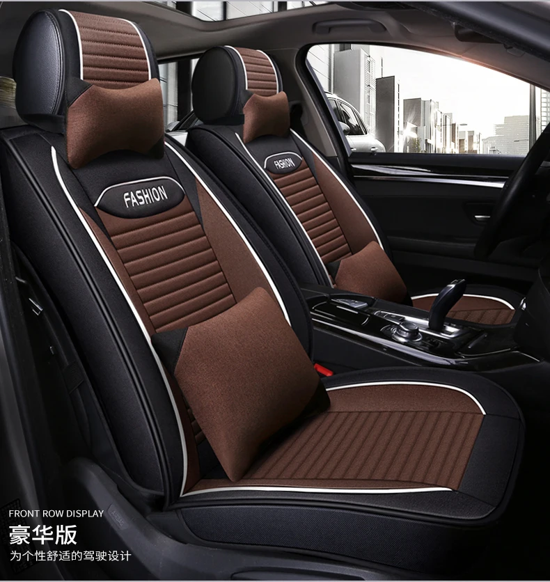 Высококачественное льняное волокно сиденья для peugeot 107 108 i0n 206 207 208 301 308 rcz 508 2008 4008 4007 3008 5008 807 rifter