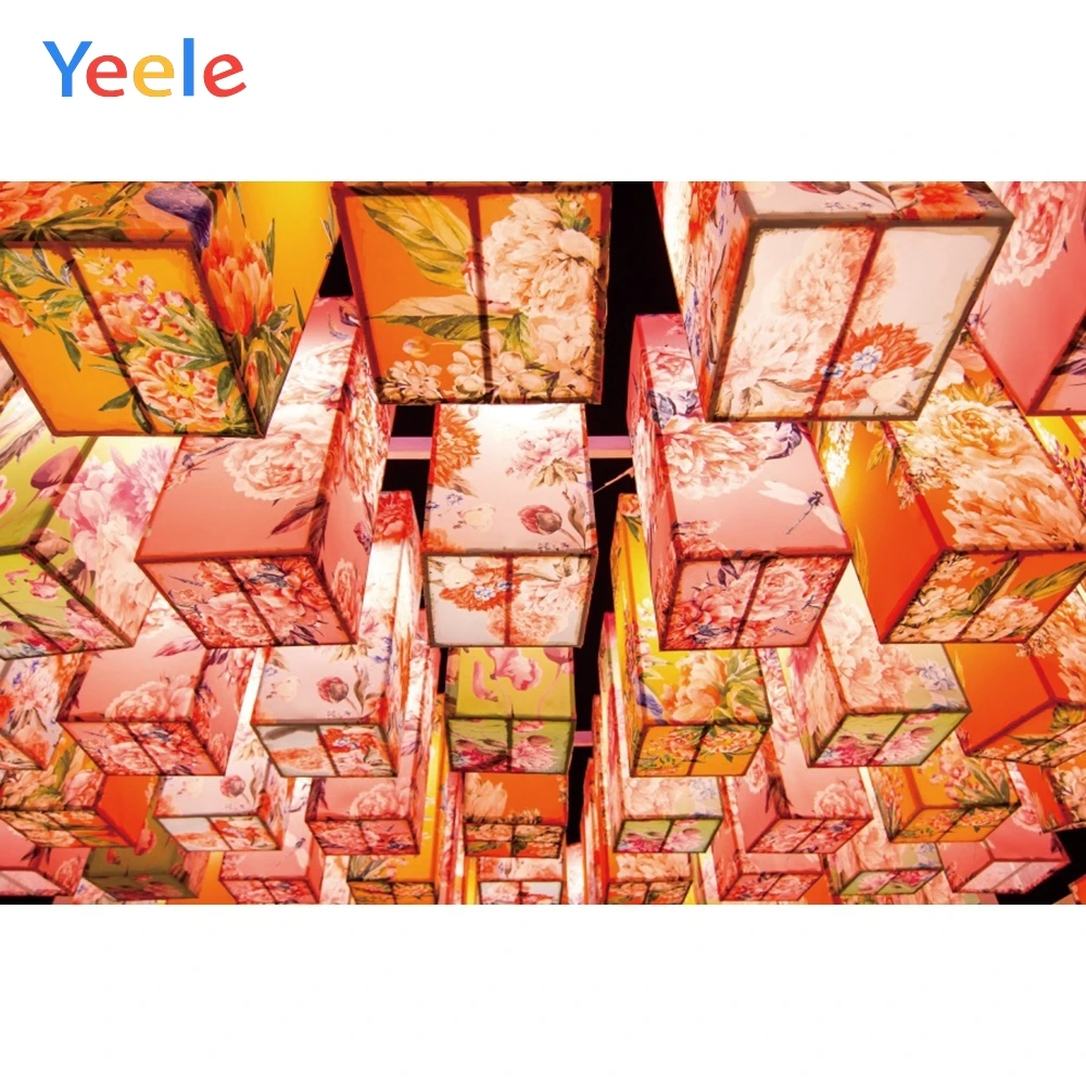 Yeele новогодние китайские элементы фонари индивидуальные фоны для фотосъемки