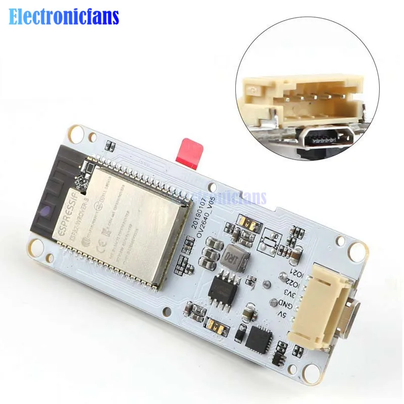 Модуль датчика OLED SSD1306 I2C 0 96 дюйма CP2104 ESP32 Cam двухъядерный программируемый PSRAM Wi Fi
