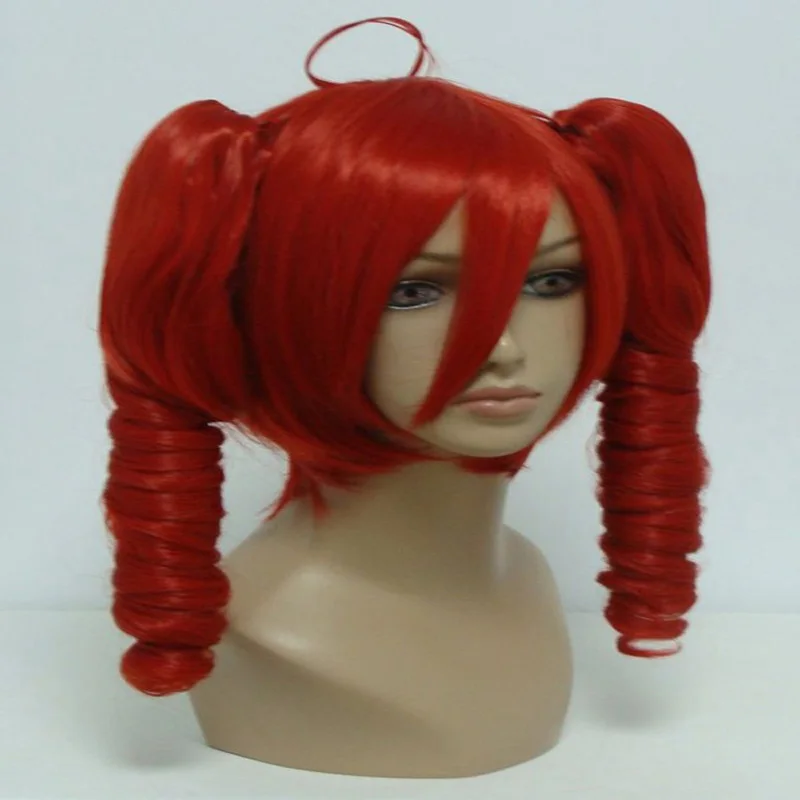 HAIRJOY зеленый Вокалоид Мику косплей парик две косы длинные кудрявые конские хвосты синтетические волосы парики для сахара Сливы Мерси от Overwatch