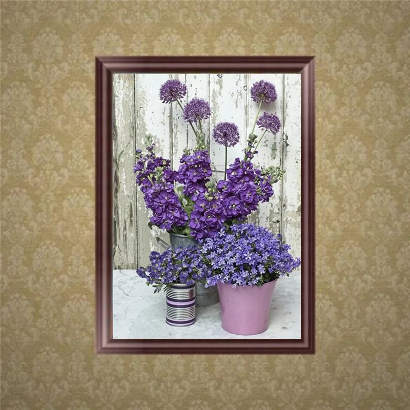 Цветочная композиция 5D DIY Алмазная картина гвоздики икона крест вышитая ваза Алмазная вышивка мозаика Алмазная мозаика домашний декор
