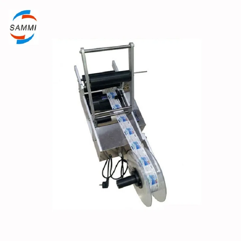 

Free shipping 110V /220V manual round bottle labeling machine